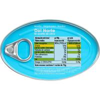 Bonito en aceite de oliva bajo en sal EROSKI, lata 111 g