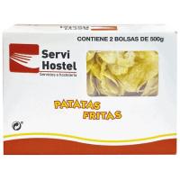 Patata frita lisa SERVIHOSTEL, pack 2x500 g