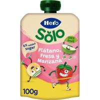 Bolsita de plátano-fresa HERO, doypack 100 g