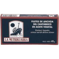 Filete de anchoas LA MUTRIKUARRA, lata 30 g