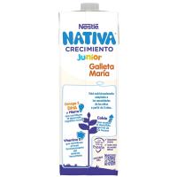 Leche de crecimiento con galleta 2+ NESTLÉ Energy, brik 1 litro