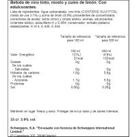 Tinto de verano limón LA CASERA, lata 33 cl
