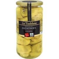 Corazón de alcachofa D.O. frasco 13/16 LA TUDELANA, frasco 400 g