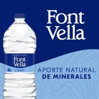 Agua mineral FONT VELLA, botella 2 litros