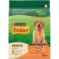 Alimento de ave y verduras para perro adulto FRISKIES, saco 3 kg