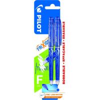 Bolígrafo borrable azul, punta 0,5 mm, Frixion Point PILOT, 2 uds Bolígrafo borrable azul, punta 0,5 mm, Frixion Point PILOT, 2 uds