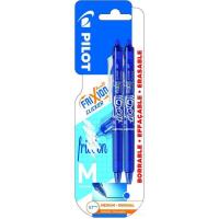 Bolígrafo retráctil borrable color azul, punta 0.7mm Frixion Clicker PILOT, 2uds