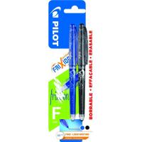 Bolígrafo borrable azul y negro, punta 0,5 mm, Frixion Point PILOT, 2 uds Bolígrafo borrable azul y negro, punta 0,5 mm, Frixion Point PILOT, 2 uds