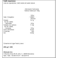 Café molido natural Espresso LAVAZZA, caja 250 g