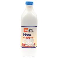 Nata para montar 35,1% m.g. SERVIHOSTEL, botella 1,5 litros