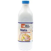Nata para cocinar 1% m.g. SERVIHOSTEL, botella 1,5 litros