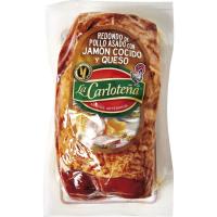Redondo de pollo asado con jamón-queso LA CARLOTEÑA, 1 ud, 340 g Redondo de pollo asado con jamón-queso LA CARLOTEÑA, 1 ud, 340 g