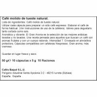 Café Gran Aroma compatible Nespresso BAQUE, caja 10 uds