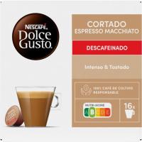 NESCAFÉ DOLCE GUSTO kafe ebaki kafeinagabea, kutxa 16 kapsulak