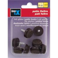 Patín deslizante fieltro Ø 20 INOFIX, Pack 8 uds
