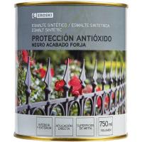 Esmalte sintético antioxidande negro forja EROSKI, 750ml