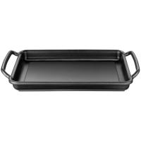 Plancha Asador liso Solid +, aluminio fundido, antiadherente tricapa innovations, apto para todo tipo de cocinas MONIX, 40 cm
