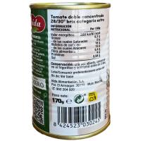 Tomate doble concentrado HIDA, lata 170 g