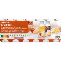 EROSKI LCASEI marrubi, banana, koko eta anana zaporekoa, sorta 12x100 ml