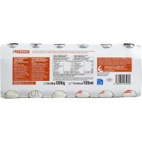 Lcasei fresa, platano y piña coco EROSKI, pack 12x100 ml