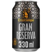 CRUZCAMPO erreserba handiko garagardoa, lata 33 cl