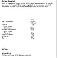 Allioli CHOVI, cubo 2 litros