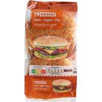 Pan hamburguesa Maxiburguers EROSKI, 4 unid., paquete 300 g Pan hamburguesa Maxiburguers EROSKI, 4 unid., paquete 300 g