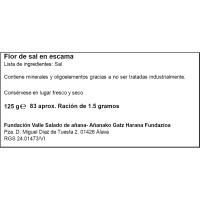 Flor de sal SAL DE AÑANA, paquete 125 g