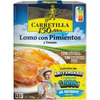Lomo con pimientos CARRETILLA, bandeja 250 g