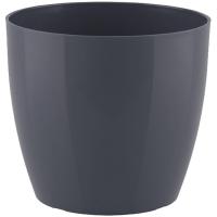 Maceta en pvc San Remo, color antracita, 30 cm ARTEVASI, 1 ud