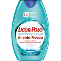 Dentífrico 2en1 aliento fresco LICOR DEL POLO, bote 75 ml