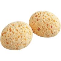 Esponja natural, hipoalergénica, hecha de fibra vegetal y algodón TIGEX, 2uds
