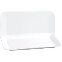 Fuente rectangular de porcelana, 35,8cm