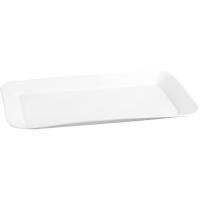 Fuente rectangular de porcelana, 31cm