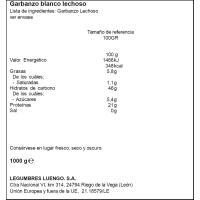 Garbanzo lechoso extra LUENGO, paquete 1 Kg