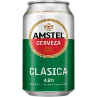 AMSTEL CLÁSICA garagardoa, lata 33 cl