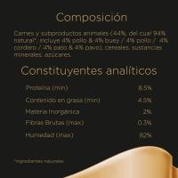 Selecciòn de carne en salsa SHEBA, pack 4x85 g