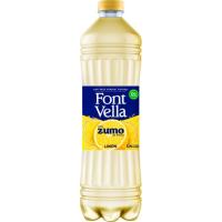 Agua con zumo de limón FONT VELLA, botella 1,15 litros
