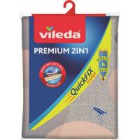 Funda de planchar premiun 2en1, 3 capas 135x45 cm VILEDA, pack 1 ud