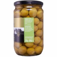 Aceitunas artesanas verdes con hueso JOLCA, frasco 420 g 