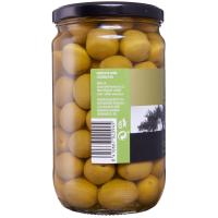 Aceitunas artesanas verdes con hueso JOLCA, frasco 420 g 