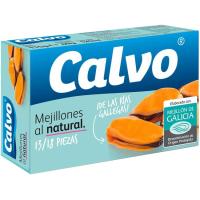 Mejillón al natural 14/19 piezas CALVO, lata 69 g