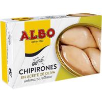 Chipirón relleno en aceite de oliva ALBO, lata 115 g