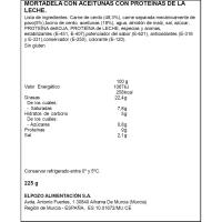 Mortadela con aceitunas ELPOZO, bandeja 200 g