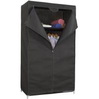 Armario ropero pleglable con repisa y cremallera CUNCIAL,  90x46x158cm