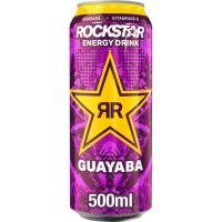 Refresco energético guava ROCKSTAR, lata 50 cl