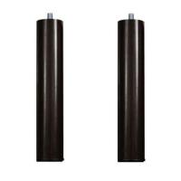 Juego de 2 patas para divanlin de 25,3cm color wengué PIKOLIN