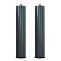 Juego de 2 patas para somier de 26 cm color gris PIKOLIN
