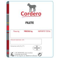 Filete de cordero Ternasco de Aragón EROSKI, bandeja aprox. 300 g