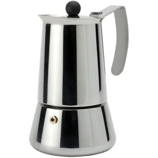 Cafetera Italiana de Acero Inoxidable Eterna, apto para todo tipo de cocinas, MONIX, 6 tazas Cafetera Italiana de Acero Inoxidable Eterna, apto para todo tipo de cocinas, MONIX, 6 tazas